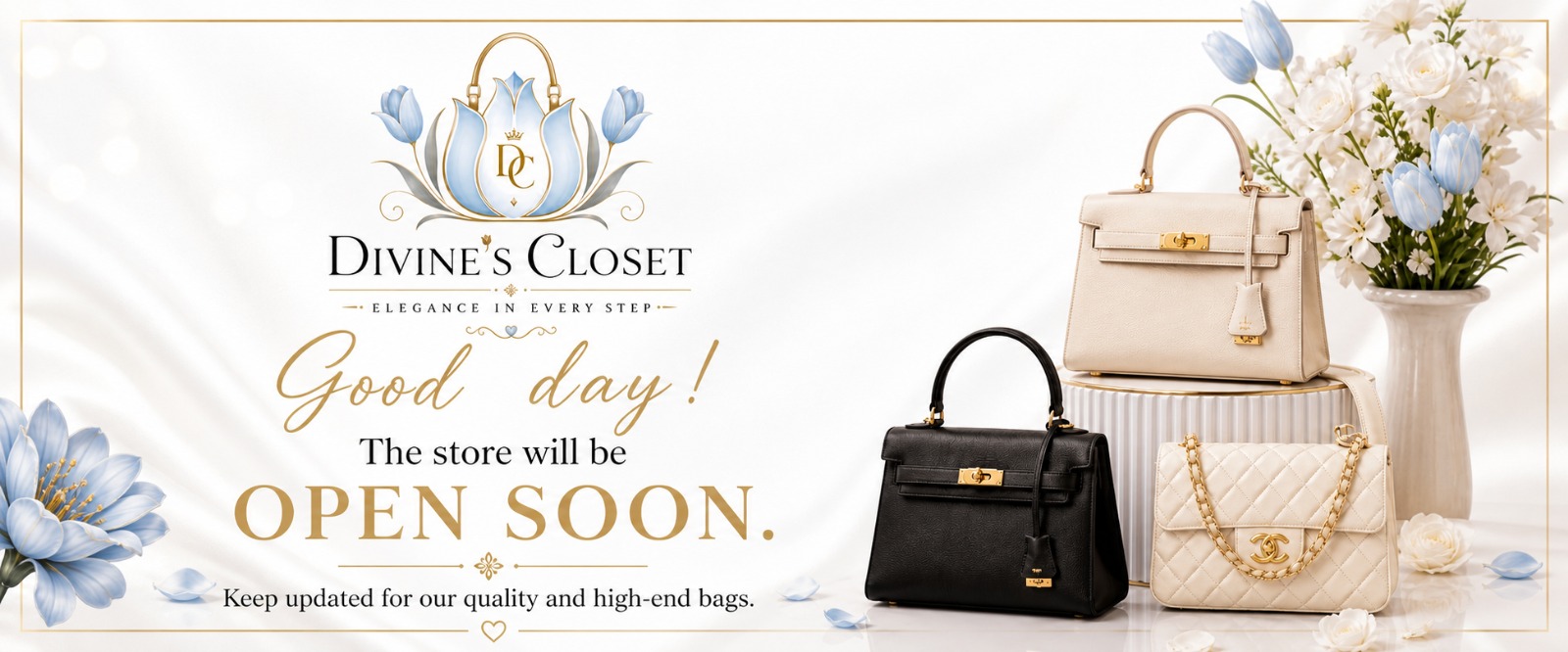 Divine's Closet launch banner
